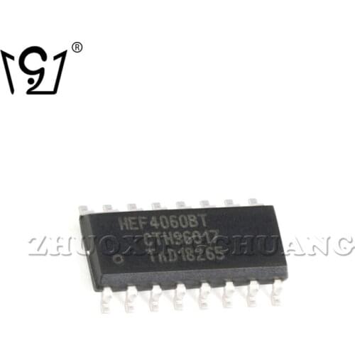 20PCS HEF4060BT,653 SOIC-16 14-stage ripple carry binary counter