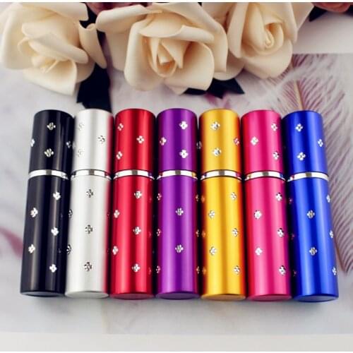 5ml Mini Portable travel Empty Refillable Perfume Bottle Roller lip oil spray Bottle Empty Cosmetic storage container atomizer