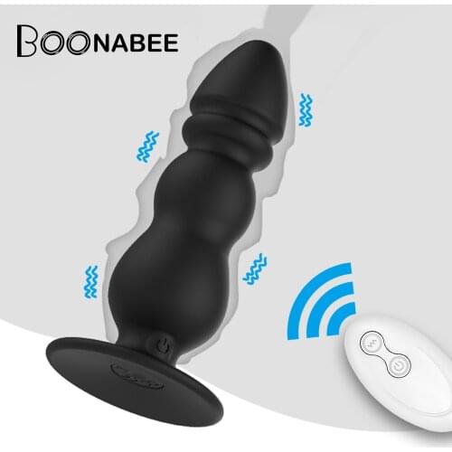 Anal beads Vibrator Wireless remote Prostate Massager Anal Plug Male Masturbator Stimulation Sex Toys for men Adult sex toys