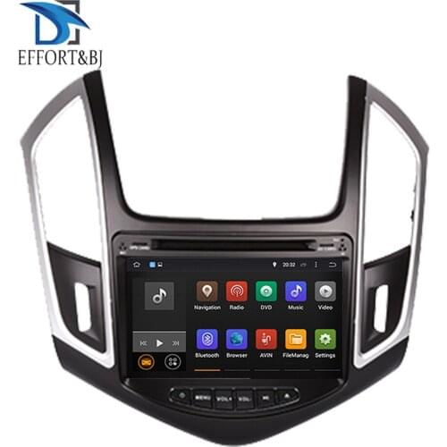2 Din Octa Core 1024*600 Android 9.0 RAM 4GB Car DVD Player GPS SAT NAV Head Unit For Chevrolet CRUZE 2015-2020 Radio Screen IPS