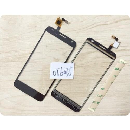Free Tracking Black Touch Screen Digitizer Glass For Alcatel One Touch Idol X OT6035 OT 6035 Screen
