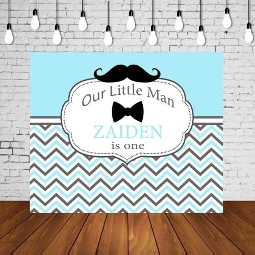 Little Man Birthday Party Backdrop Moustache Bow Tie Hat Banner Cake Table Decoration Banner Photo Background Studio Posters
