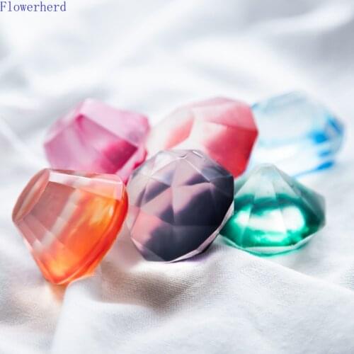 Six-hole Gem Mold DIY Chocolate Candy Mold Baking Tools Soft Silicone Mold Handmade Soap Mold Fondant Cake Mold Cake Decorating