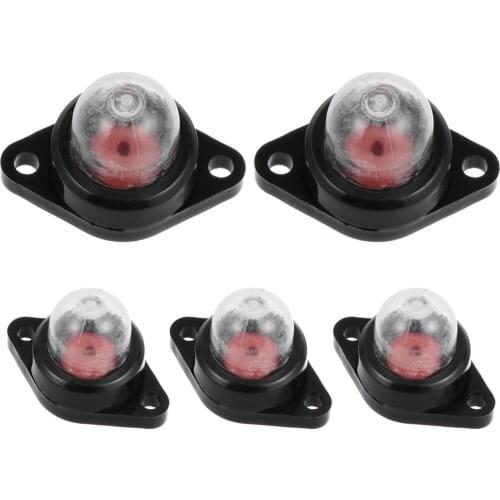 Hot 5pcs PVC Petrol Snap in Carburetter Primer Line Bulb Fuel Pump for Chainsaws Clear Blowers Trimmer Chainsaw Carburetor tool