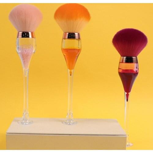 Concealer Brush Comfortable Exquisite Delicate Glass Style Makeup Brush for Girl