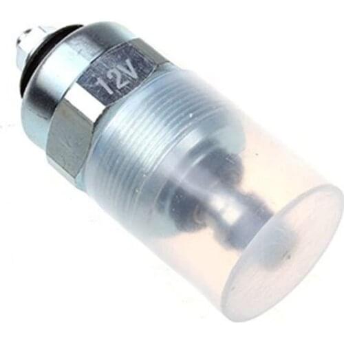 6630546 Diesel Fuel Stop Valve 12V Generator Shut Off Solenoid for Bobcat Engine 843 853 2000 1213