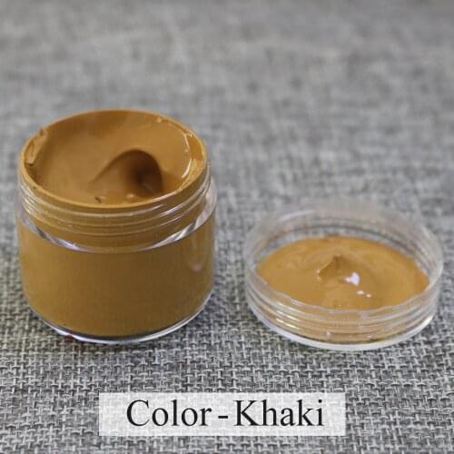 Khaki Leather Paint Specially Used for Painting Leather Sofa, Bags, Shoes and Clothes Etc with Good Effect,30ml Free Shipping