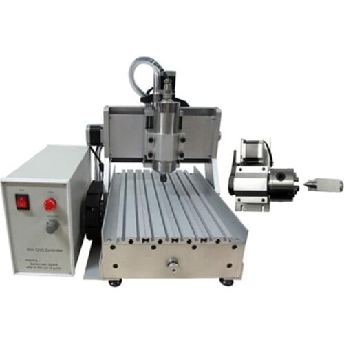 LY CNC 3020 Z-VFD1.5KW USB 4 axis CNC wood carving machine CNC router engraver with 4axis and usb port control box