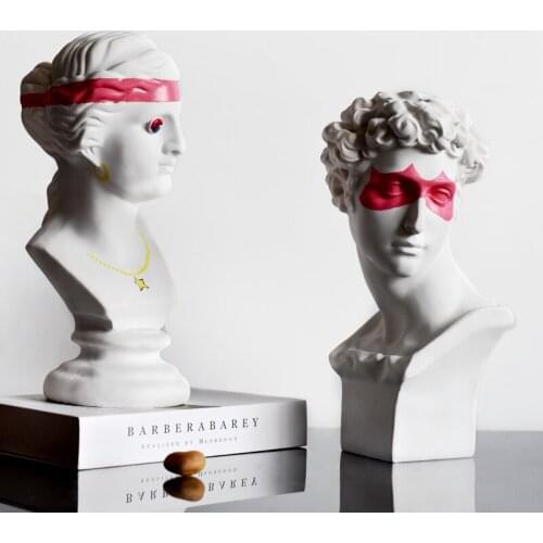 Eye Mask Venus Goddess Giuliano de' Medici Art Sculpture Statue Greek Figurine Resin Crafts Home Decor sculpture modern art