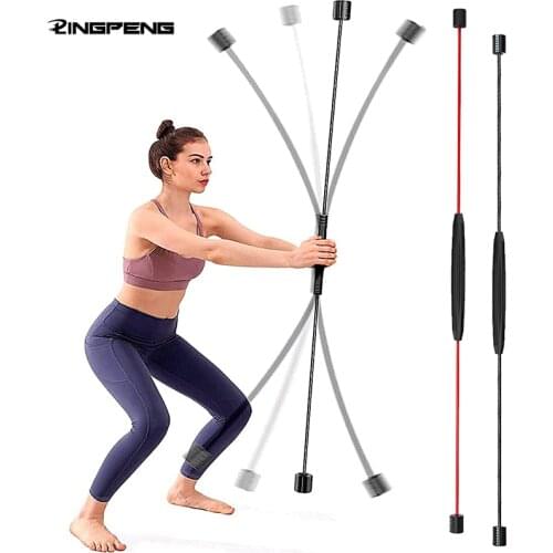 Multifunctional Sports Tremor Fitness Elastic Training Stick Anti-vibration Fat Burning Stick To Reduce Fat and Increase Muscle
