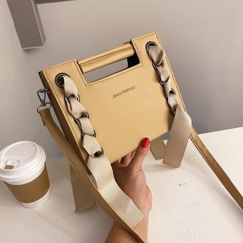 Fashion handbag female 2021 new fashion Single Shoulder Messenger Bag chic fashion chain small square bag rivet bag