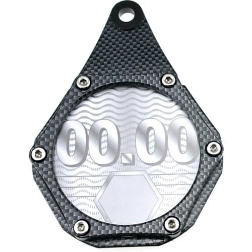 Motorbike Metal Alloy Tax Disc Permit Holder Waterproof Seal Motorcycle Black