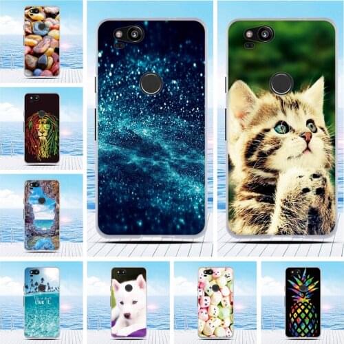 Soft TPU Silicon Case for Google Pixel 2 Case Cover Soft Pattern Coque for Google Pixel 2 Cover Phone Case for Google Pixel 2