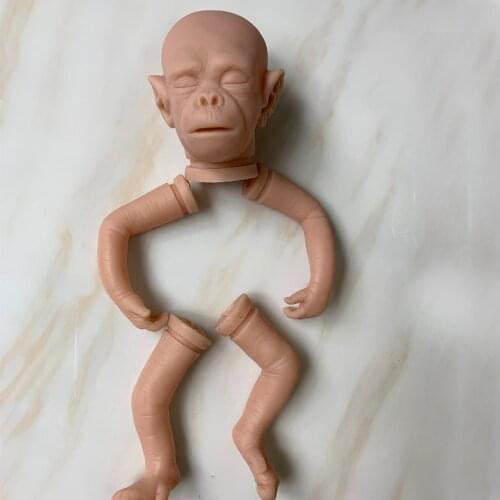 DIY reborn baby monkey kit unpainted newborn baby collectible art Monkey doll mould