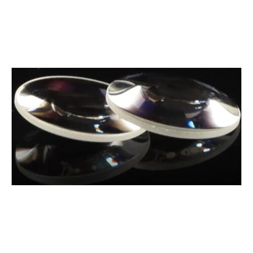 Optical double convex lens diameter 22mm focal length 25.9mm K9 quality customization