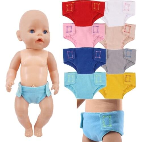 Plush Suede Underwear Panties Doll Clothes Fit 18 Inch American&43 CM Born Baby Doll,Girls Toys,Our Generation,Gift