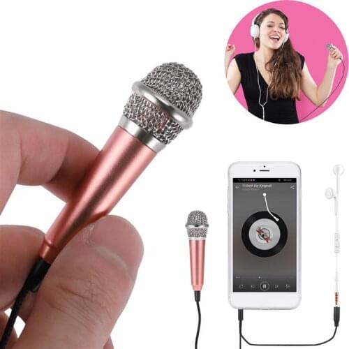 3.5mm Stereo Studio Portable Mini Speech Mic Audio Microphone Smart Phone Laptop PC Desktop Accessories