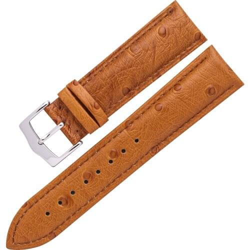 BEAFIRY Watch Band 20mm 22mm Calfskin Leather Strap Watchband Replacement Bracelet for huawei fossil Men Women Brown Black Blue