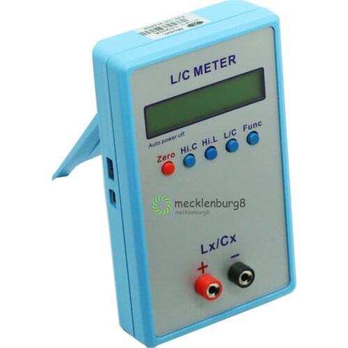 Handheld Capacitance Inductance L / C Counter LCR LC200A Multimeter Electric Bridge Yellow LCD Display Instrument for Measuring