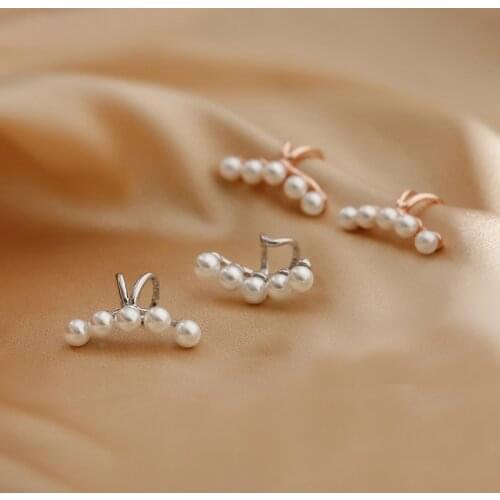 New Elegant No Piercing Clip Earrings Fashion Fine Peal Jewelry For Women Wedding Party Birthday Gift Korean Style Accessories