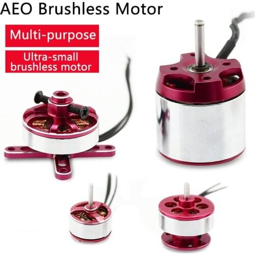 AEO Ultra-miniature Brushless Motor 1104/1404/1904/1908/2216 for RC Aircraft Model Fixed Wing