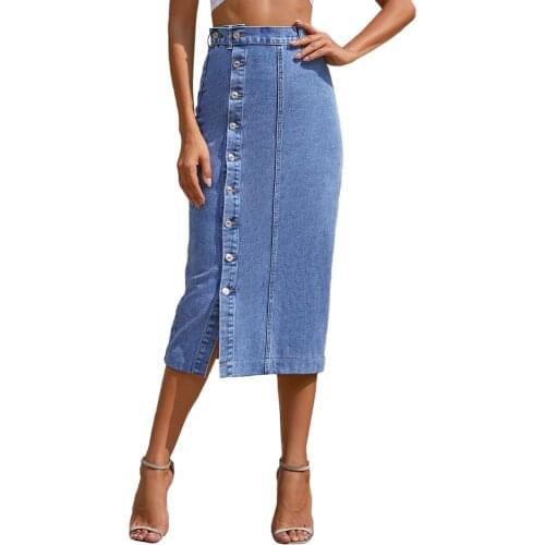 VIMMORE High Waist Skirts For Women
