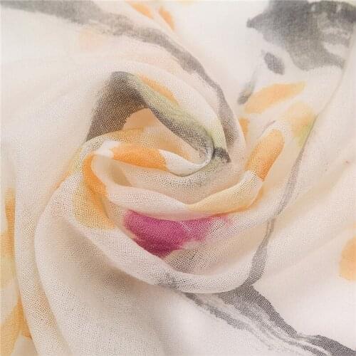 High grade hand painting 100%goat cashmere women fashion scarf shawl pashmina 70x180cm