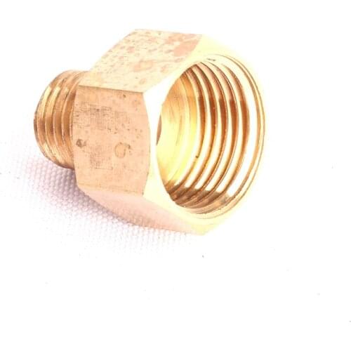 15pcs Green Thumb Inner Size 1/2 Inch to Outside Diameter 14mm Copper Converter Connector Pressure Washer Copper Fitting