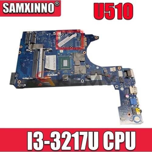 Akemy For Lenovo U510 Laptop Motherboard 90001811 VITU5 LA-8971P MAIN BOARD I3-3217U CPU DDR3