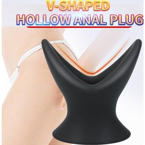 Buttplug Anal Flower Plug Anus Dilator Silicone Anal Speculum Unisex Opening Hollow Butt Plug Adult Sex Toys Prostate Massager