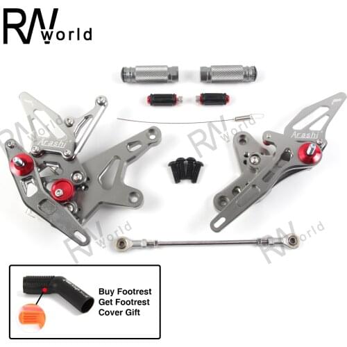 For KAWASAKI Ninja 400 Z400 EX400 ABS KRT Edition 2018-2019 Motorcycle CNC Adjustable Rear Set Rearsets Footrest Foot Rest Pegs