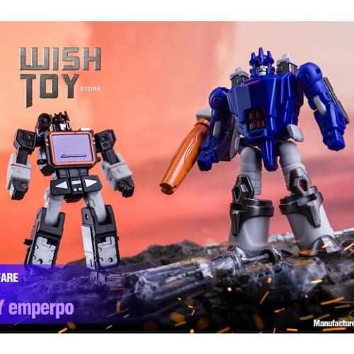 DR.WU Transformation DW-E01 Galvatron E02B Soundwave G1 Mini Pocket Warrior Action Figure Robot Toys
