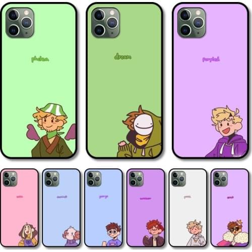 Dream philza Phone Case cover For iphone 12 pro max 11 8 7 6 s XR PLUS X XS SE 2020 mini black cell shell