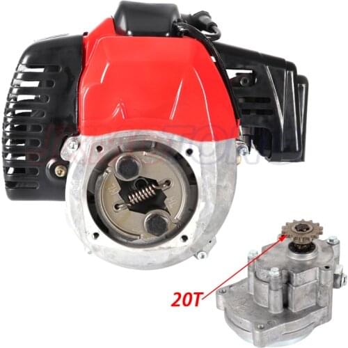 1E44-5 49cc Engine With Gearbox For 2 Stroke Mini Dirt bike Pocket Bike Mini Atv Parts