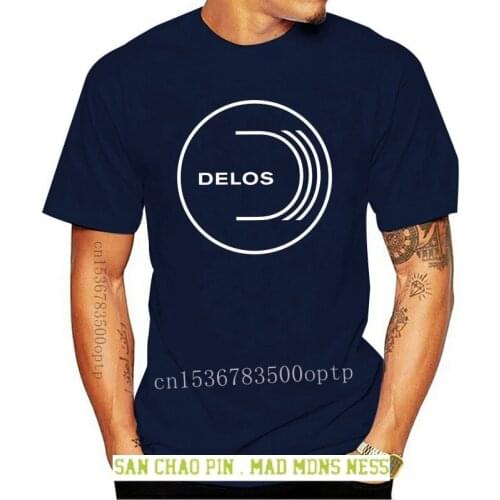 Westworld Delos Inc Logo Mens T-shirt T Shirt Discount 100 % Cotton T Shirt For Mens