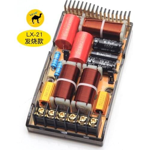 Fever capacitor crossover car two-way audio horn modified car crossover DIY upgrade