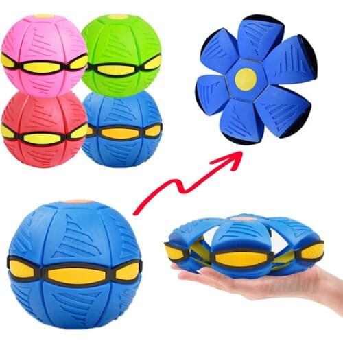 Flying UFO Flat Throw Disc Ball With Fancy Soft Novelty Toy Kid Outdoor Garden Beach Basketball Game Childrens Sports Balls