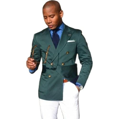 Fashion Double-Breasted Mens Evening Dress Toast Suit Prom Party Clothing Handsome Groom Tuxedos (Jacket+Pants+Tie) W:511