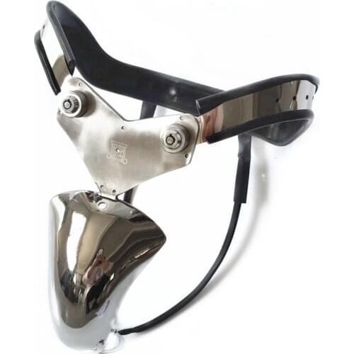 New Male Chastity Lock Pants Cbt BDSM Bondage Penis Cage Stainless Steel Chastity Belt Device Adult Sex Toys For Men