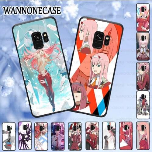 Soft Phone Accessories Cell Case For samsung galaxy s9plus s10PLUS note8 note9 note10pro S8 S8PLUS Coque Darling in the FranXX