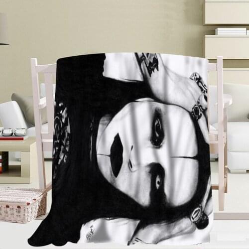 New Marilyn Manson Comfortable Blankets 3D Printing Soft Blanket Throw On Home/Sofa/Bedding Portable Adult Travel Cover Blanket