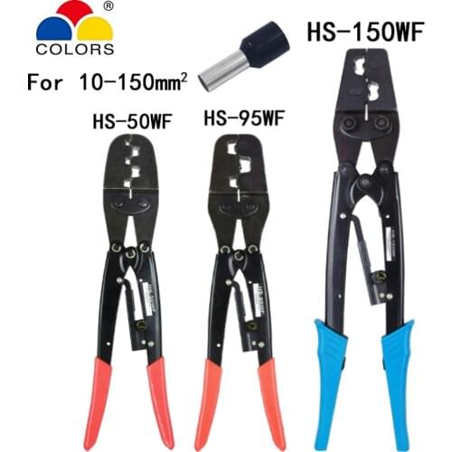 Crimping plier tools for large tubular terminal Japanese style capacity 10-150mm2 wire press pliers tools for electrician