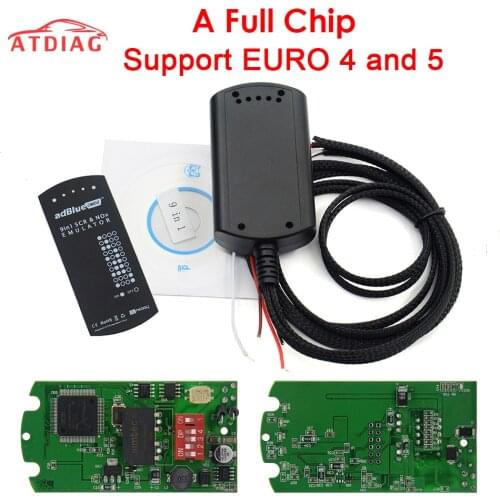 Support euro 4&5 Adblue 9in1 New Arrival 8 in 1 AdBlue Emulator with SCR&NOx sensor Adblue OBD2 9 in 1 VD400 10pcs/lot Full chip