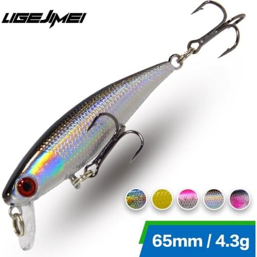 Minnow Fishing Lure 2020 Wobbler Crankbait 65mm 4.3g Fishing Bait Sinking Isca Artificial Hard Bait Trout Pike Lure Bass Fishing