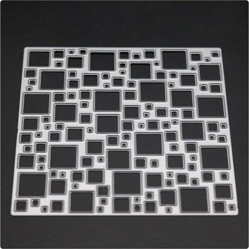 SCD1231 Square Cover Scrapbook Metal Cutting Dies For Scrapbooking Stencils DIY Album Cards Decoration Embossing Folder Die Cut