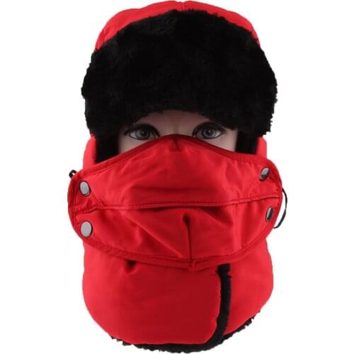 Trooper Trapper Hat Winter Windproof Ski Hat Ear Flaps Mask Hunting Hats Warm Hunting Winter Trooper Trapper Hat