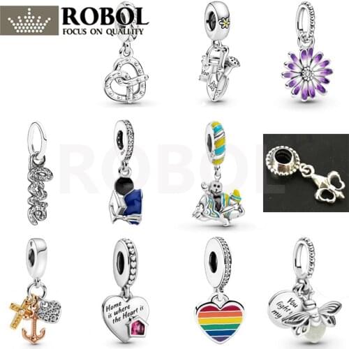73 2021 New Popular 925 Sterling Silver Celebration Pendant Charm, Cute Mini Design, Suitable for DIY Bracelet Free Shipping