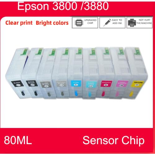 Einkshop T5801 T5802 T5803 T5804 T5805 T5806 T5807 T5808 T5809 For Epson Stylus Pro 3800 3880 Empty Refillable Ink Cartridge