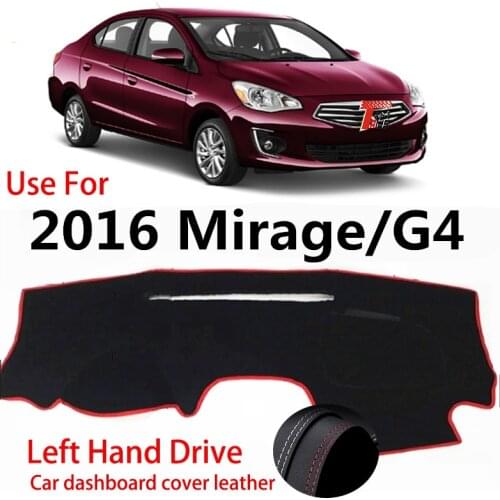TAIJS Factory Casual Good Quality Leather Car Dashboard Cover For Mitsubishi Mirage/G4 Left hand drive