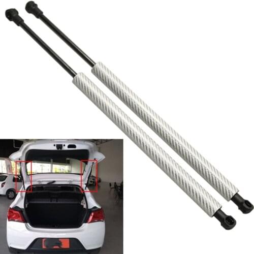 Carbon fiber for Chevrolet Onix hatchback 2013-2018 2pcs Rear Tailgate Trunk Auto Gas Spring Struts Prop Lift Support Damper
